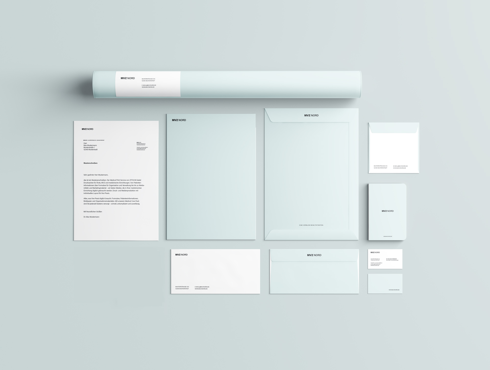 Drucksachen für Ärzte, MVZ, Arztpraxen inkl. Design und Druckproduktion - Schnell drucken lassen