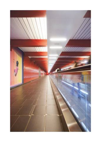 Fine Art Print "Le Métro de Paris" - Limited Edition Photography by Nabil Zitouni & Ben Van Skyhawk