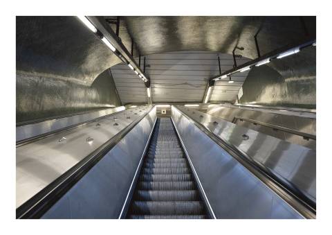 Fine Art Print "Le Métro de Paris" - Limited Edition Photography by Nabil Zitouni & Ben Van Skyhawk