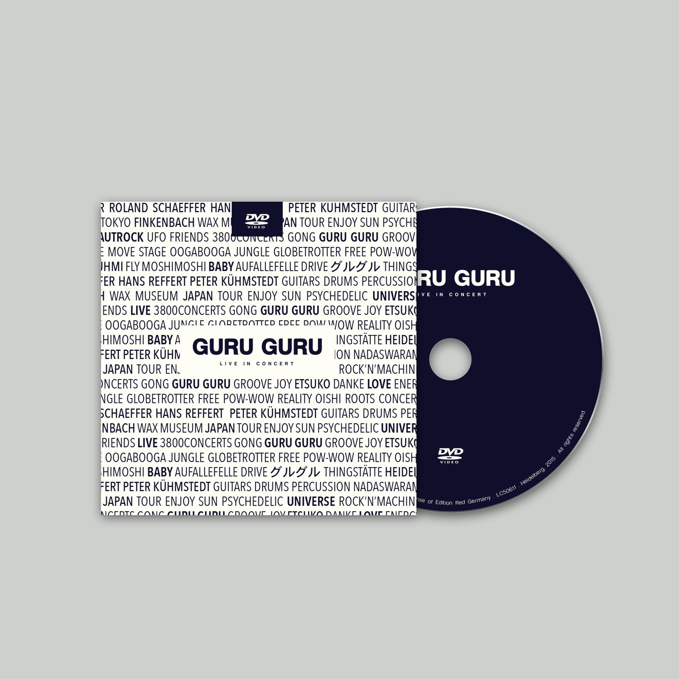 Guru Guru - Live in Concert - 2 LPs + DVD Pack - Vinyl Editions - Live in Heidelberg